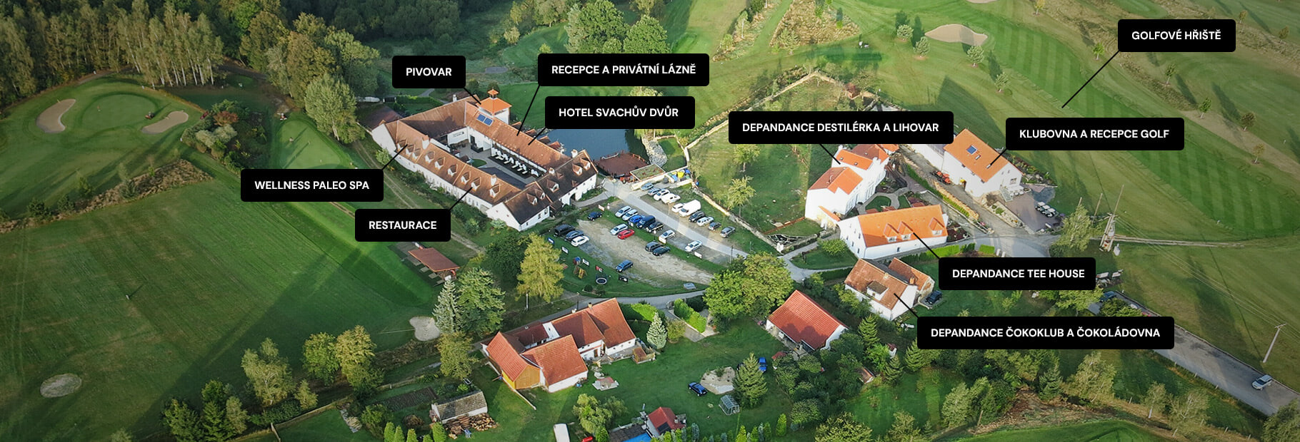Mapa areálu